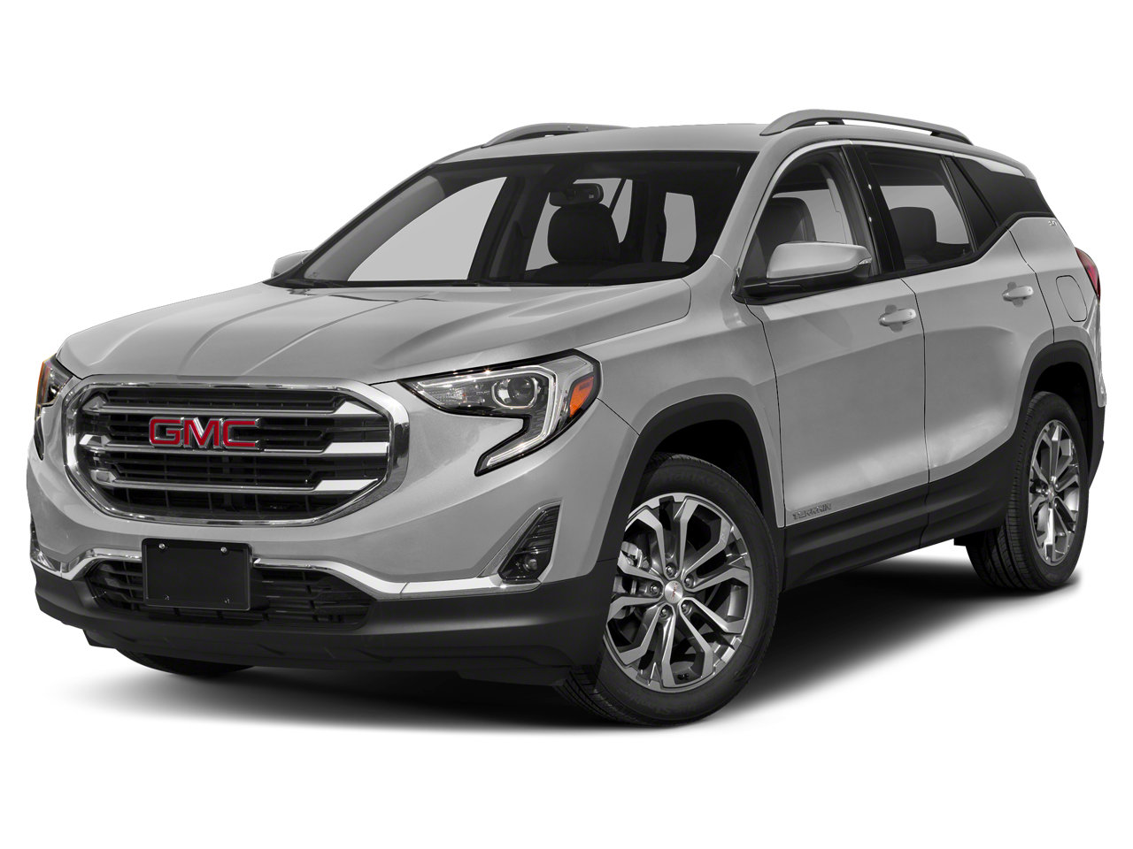 2018 GMC Terrain SLT in Ebony Twilight Metallic — front three-quarter view