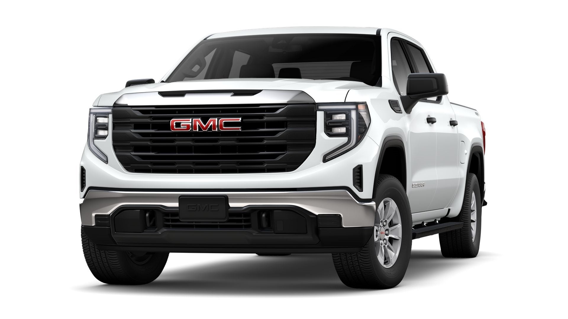 2022 GMC Sierra 1500 Pro in Summit White — front three-quarter view